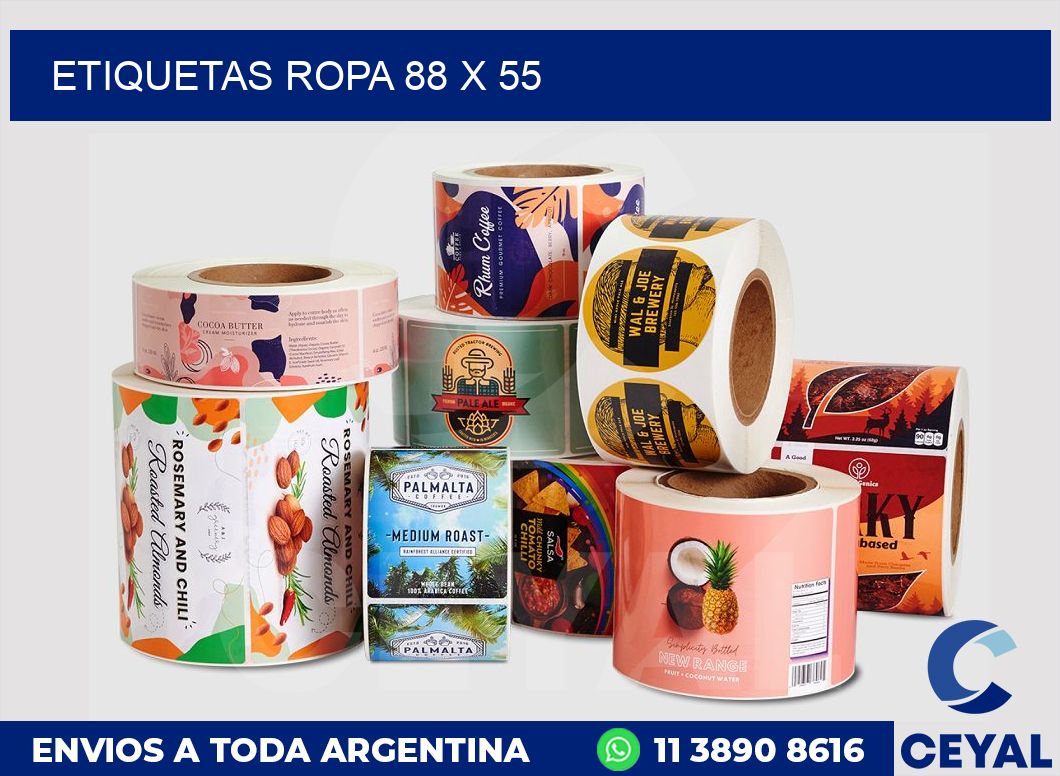 etiquetas ropa 88 x 55
