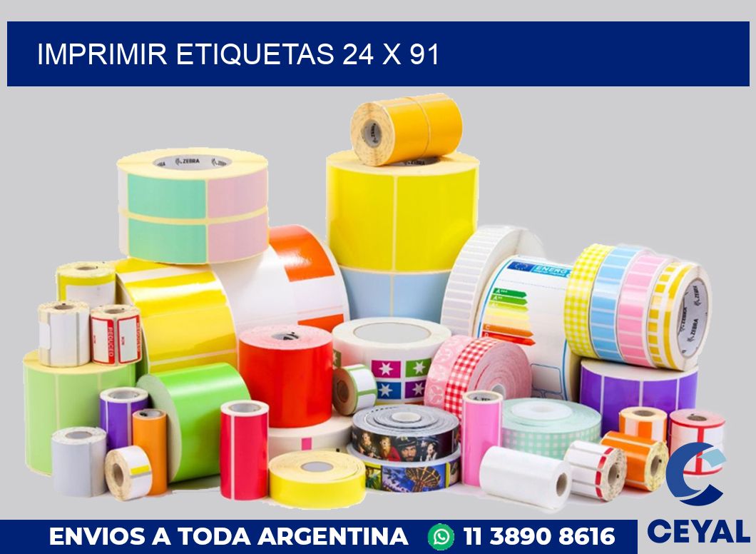 imprimir etiquetas 24 x 91