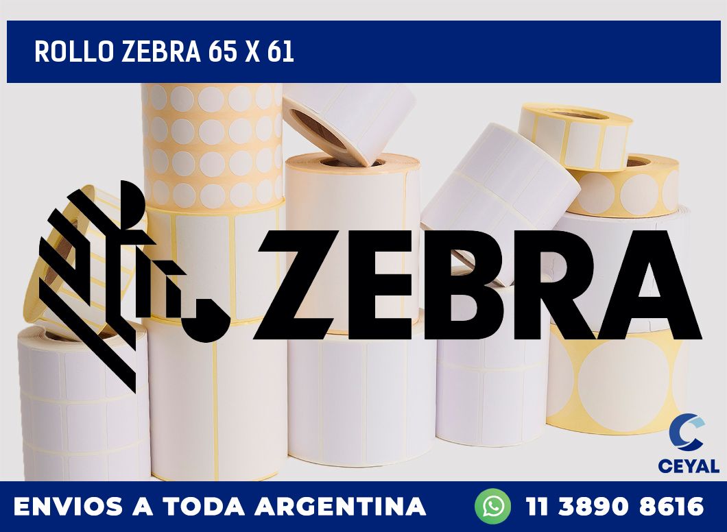 rollo zebra 65 x 61