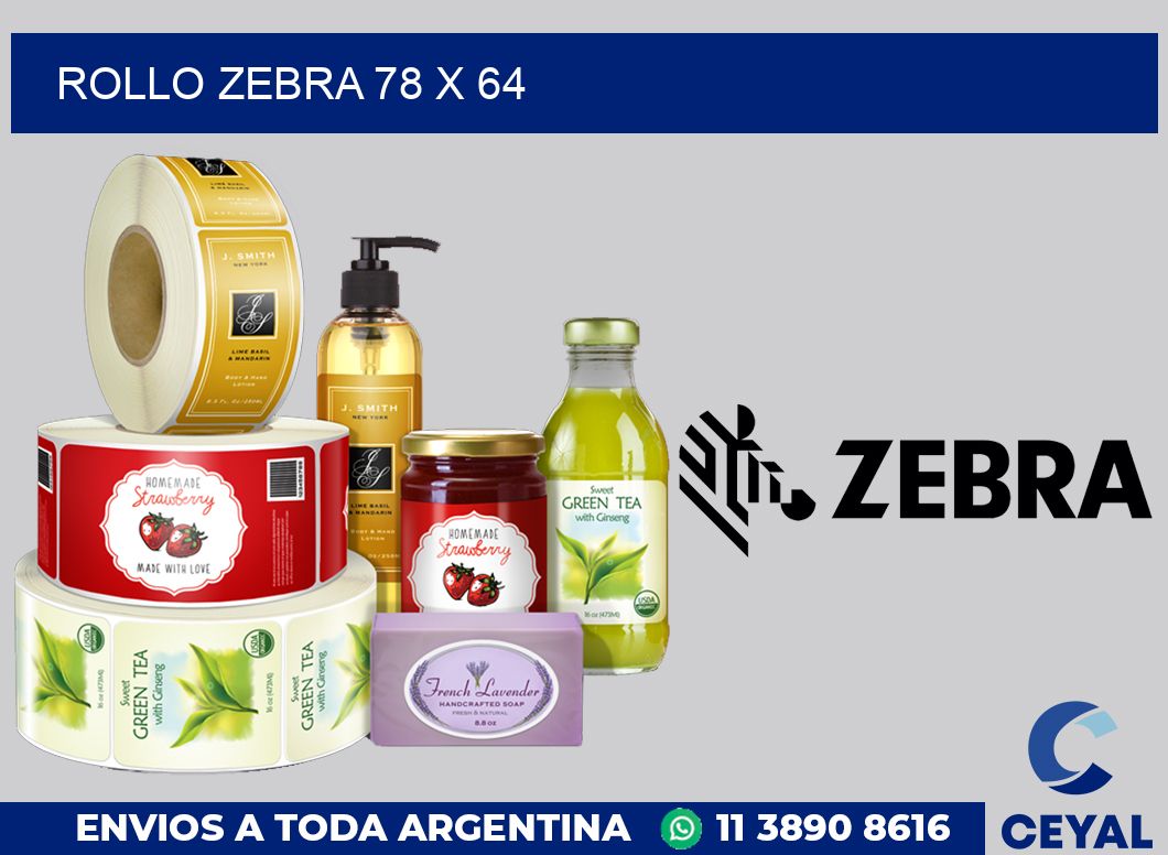rollo zebra 78 x 64