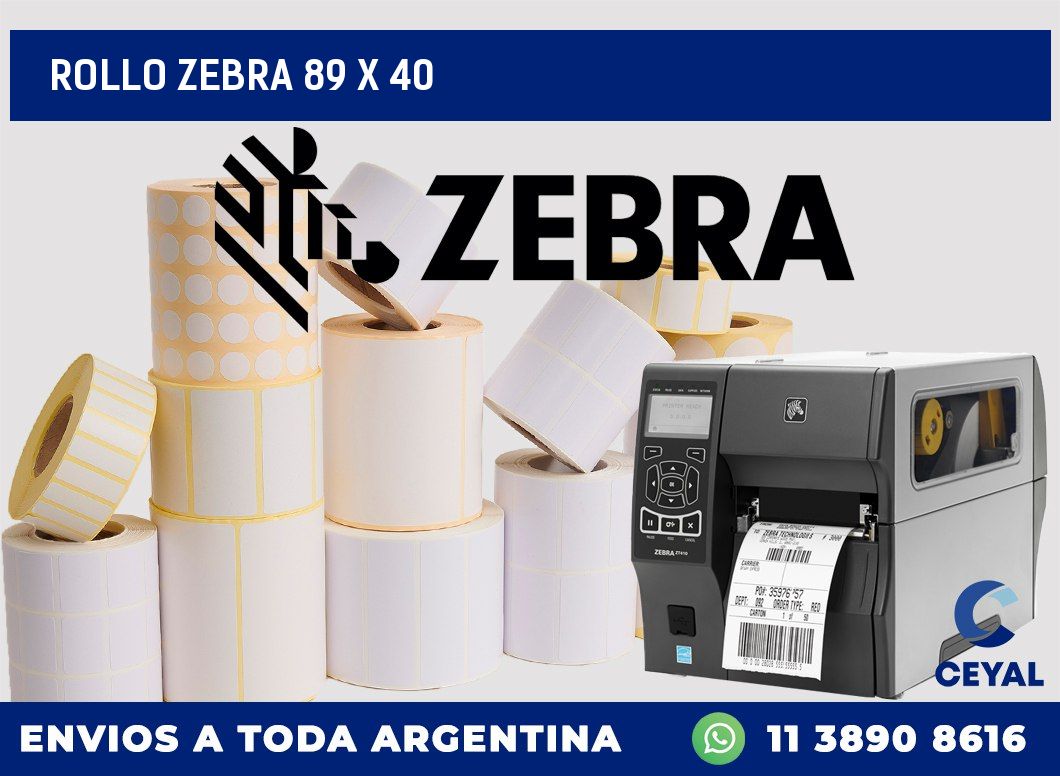 rollo zebra 89 x 40