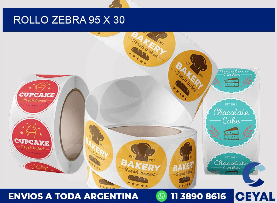 rollo zebra 95 x 30