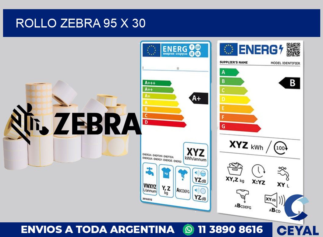 rollo zebra 95 x 30