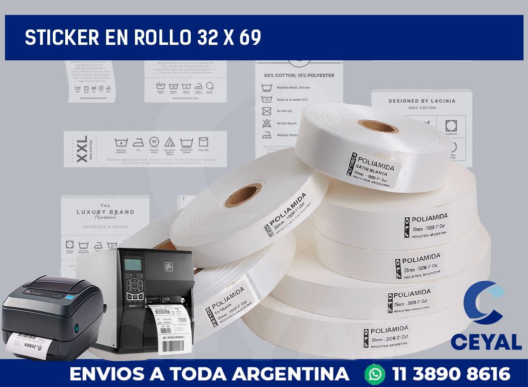 sticker en rollo 32 x 69