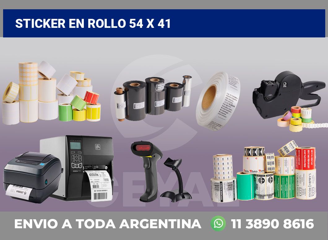 sticker en rollo 54 x 41