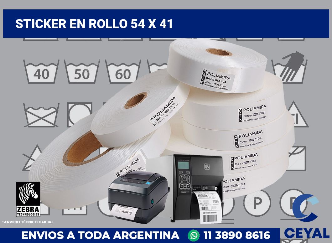sticker en rollo 54 x 41
