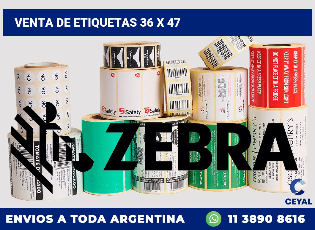 venta de etiquetas 36 x 47