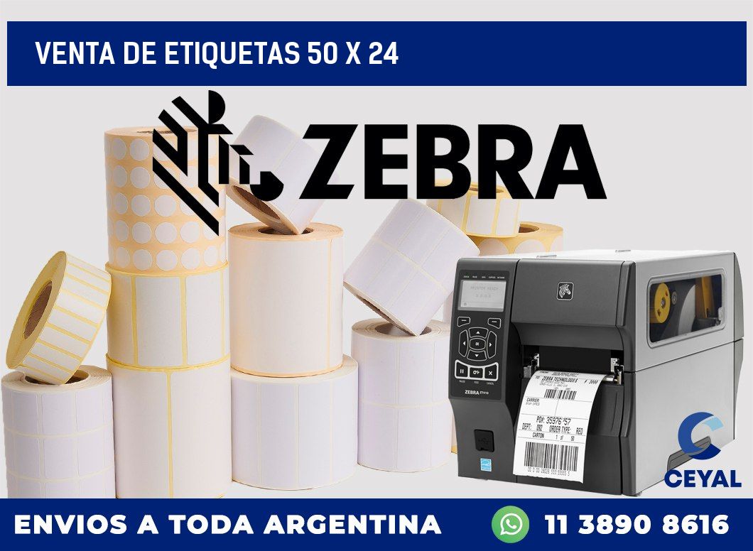 venta de etiquetas 50 x 24