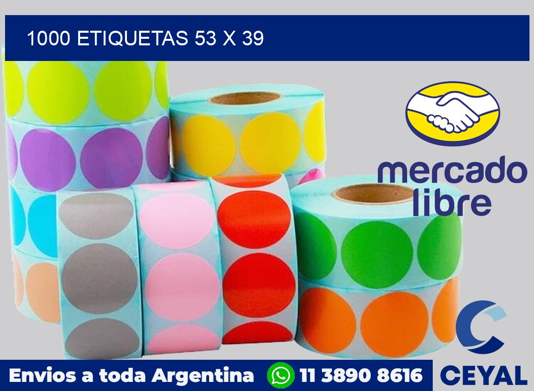 1000 etiquetas 53 x 39