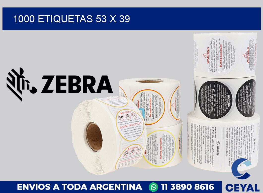 1000 etiquetas 53 x 39