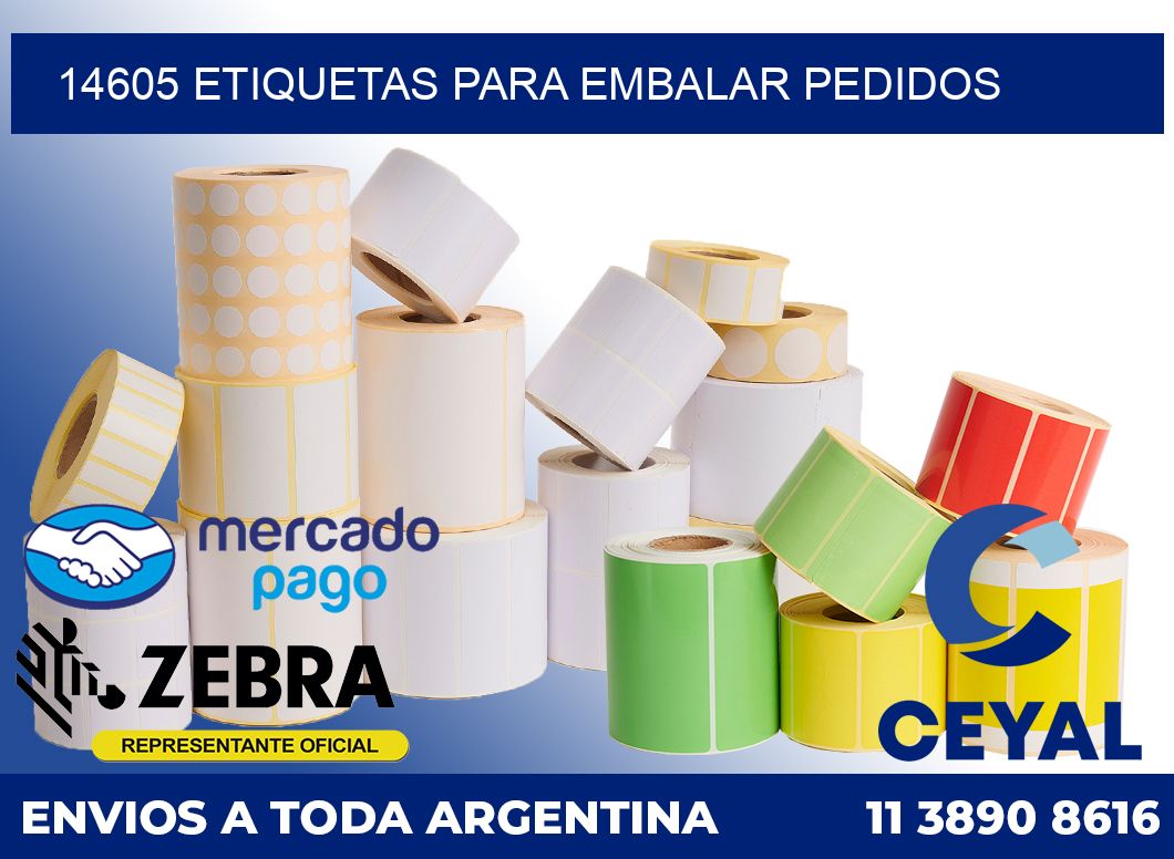 14605 Etiquetas para embalar pedidos