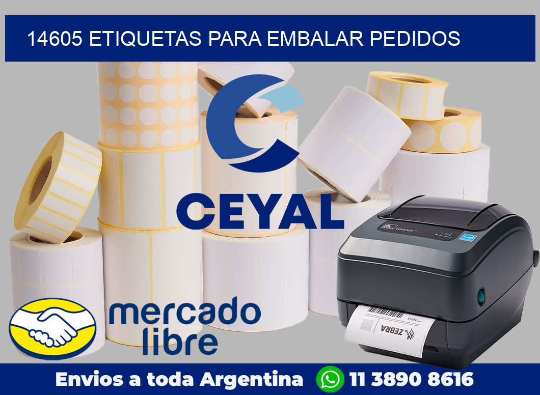 14605 Etiquetas para embalar pedidos