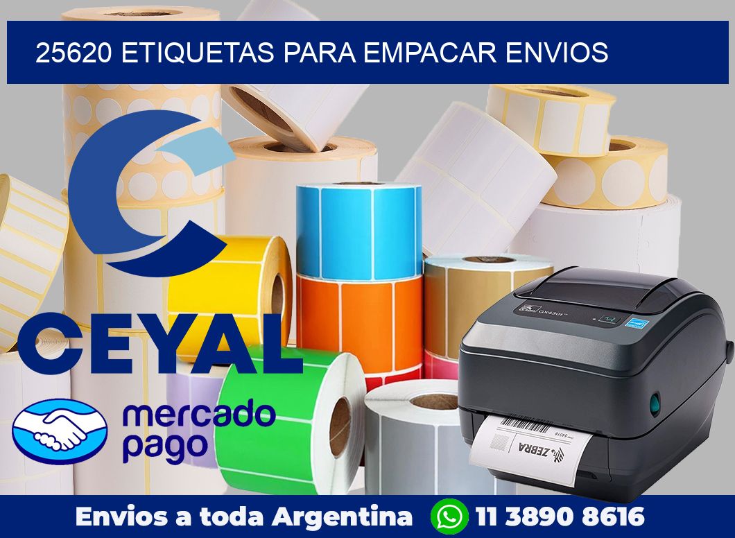 25620 Etiquetas para empacar envios