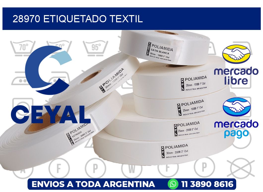 28970 Etiquetado textil