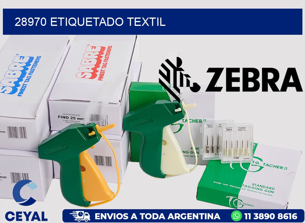 28970 Etiquetado textil