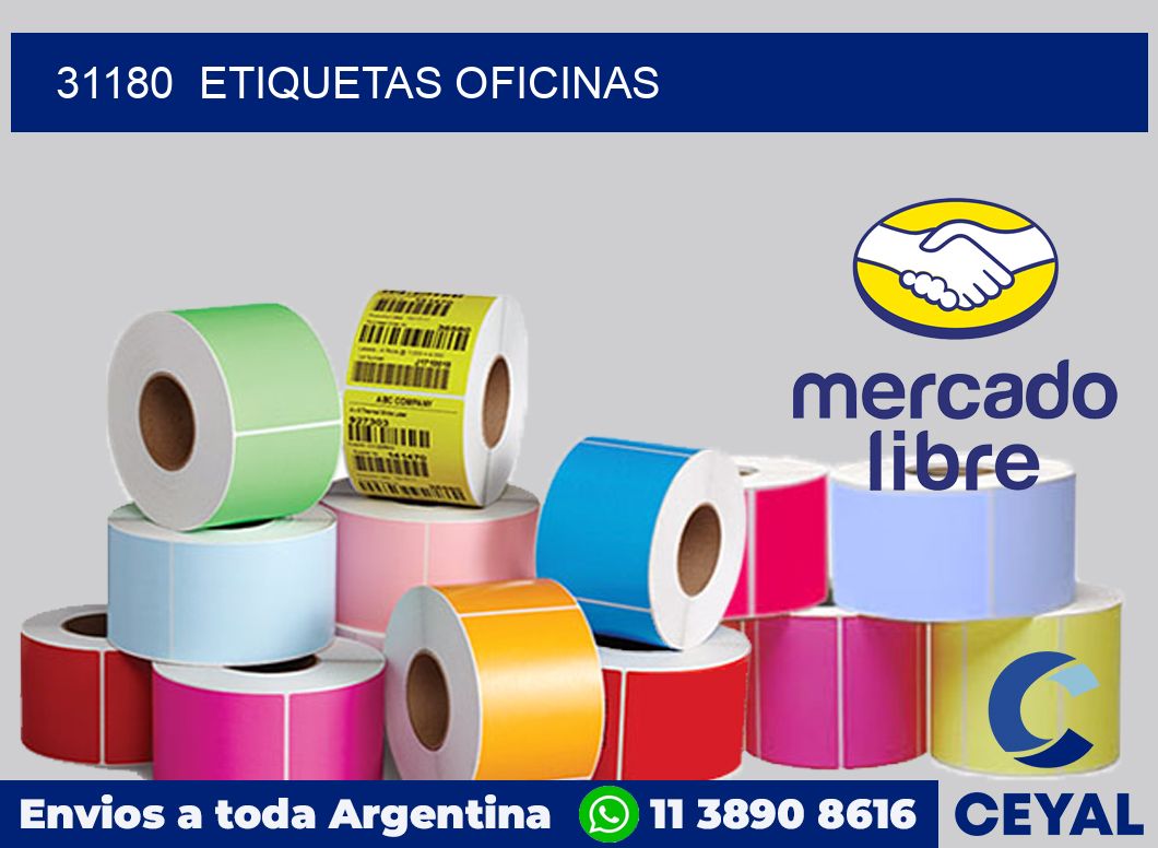 31180  Etiquetas oficinas