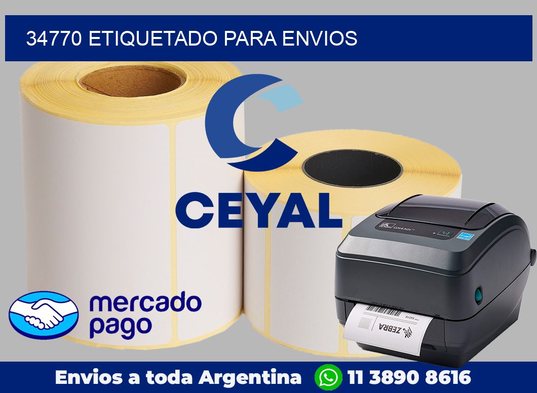 34770 Etiquetado para envios