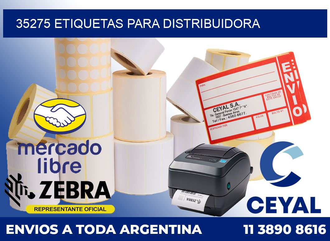 35275 Etiquetas para distribuidora