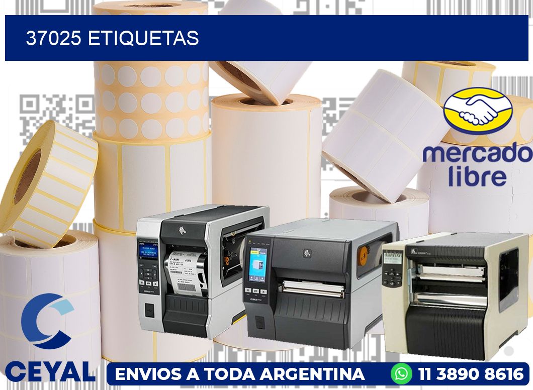 37025 etiquetas