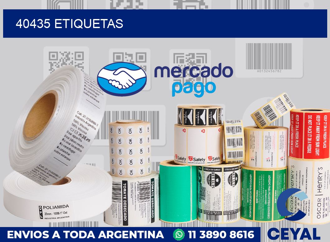 40435 etiquetas