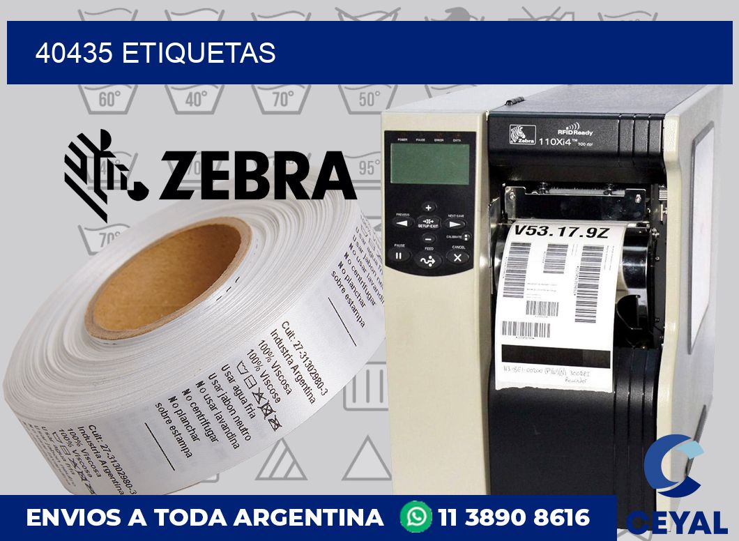 40435 etiquetas