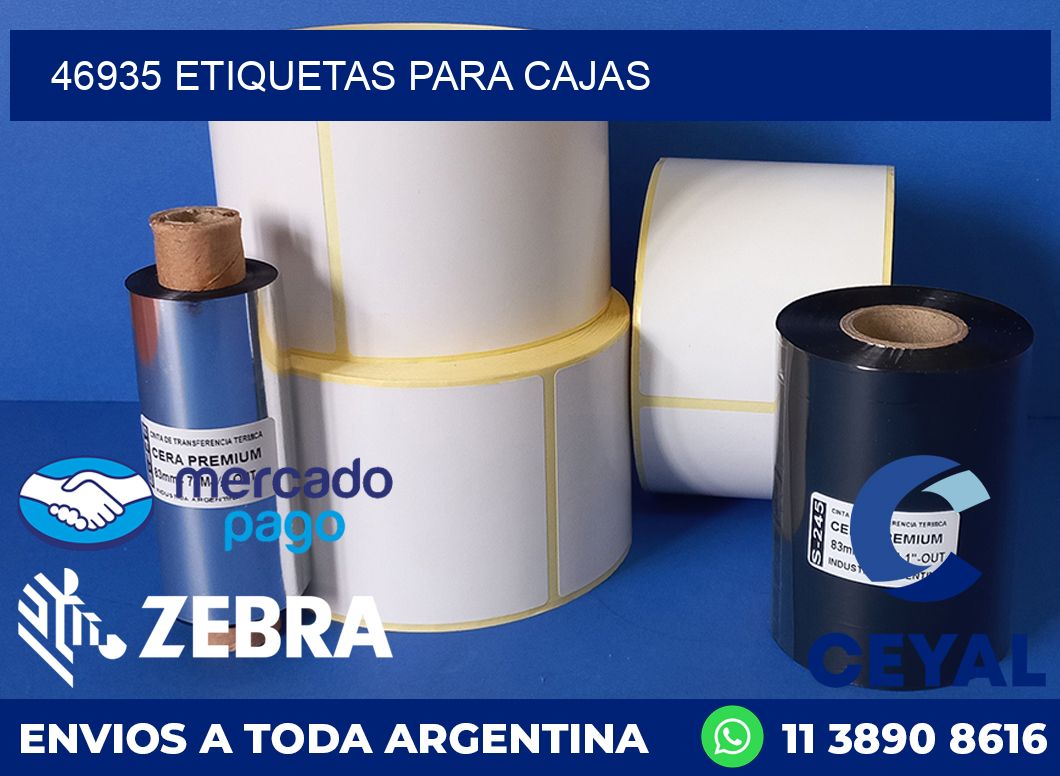 46935 etiquetas para cajas