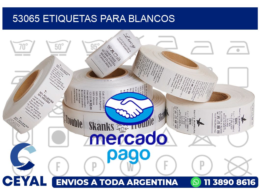 53065 Etiquetas para blancos