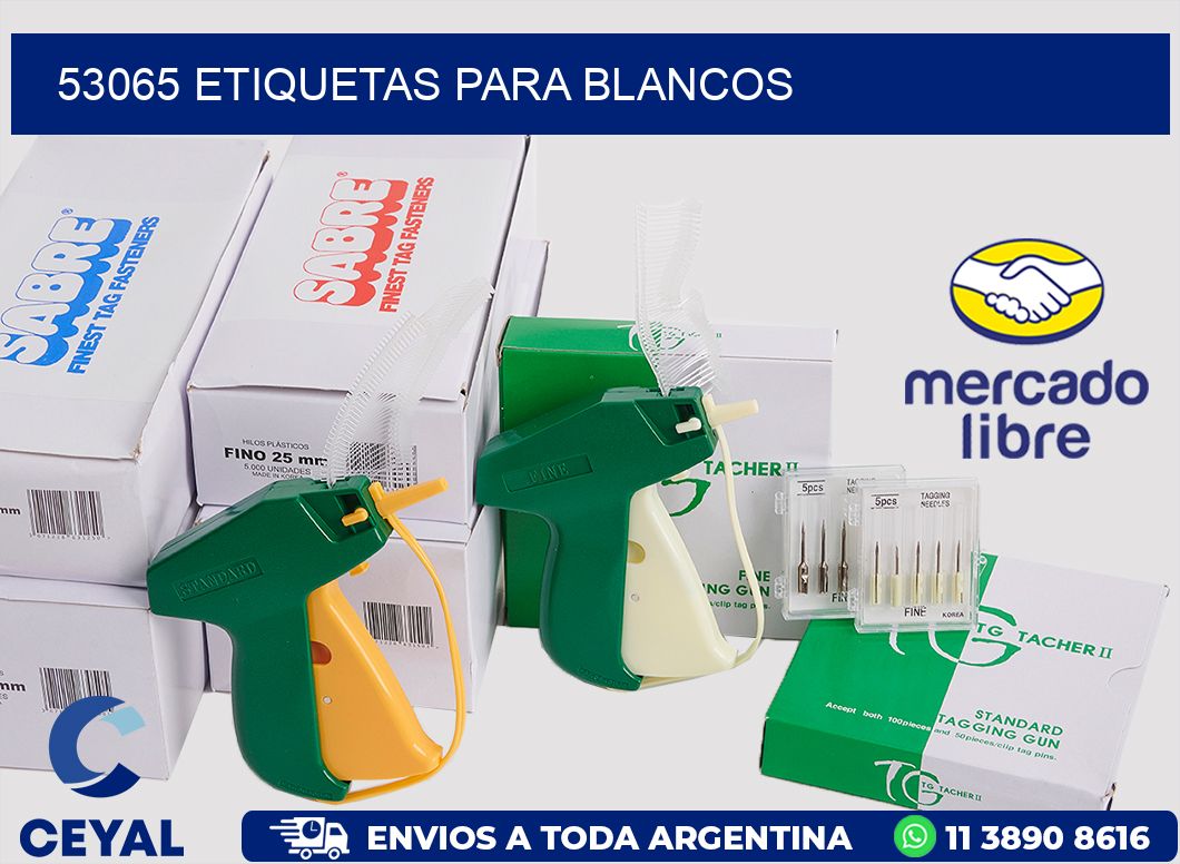 53065 Etiquetas para blancos