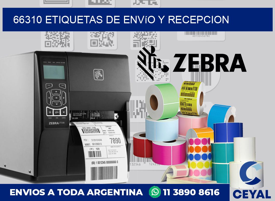 66310 Etiquetas de envío y recepcion