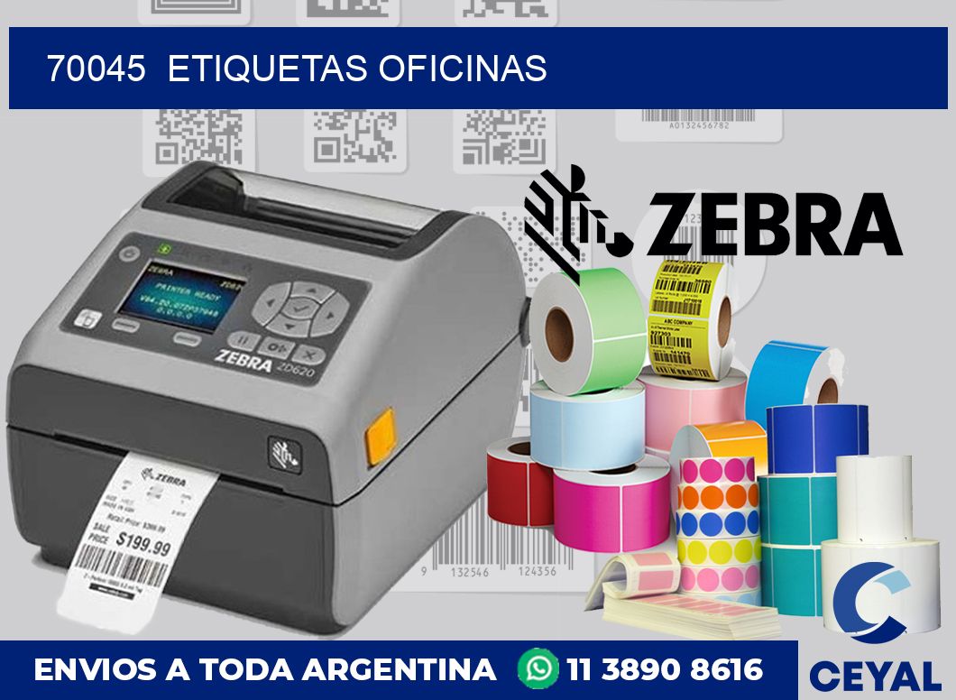 70045 Etiquetas oficinas