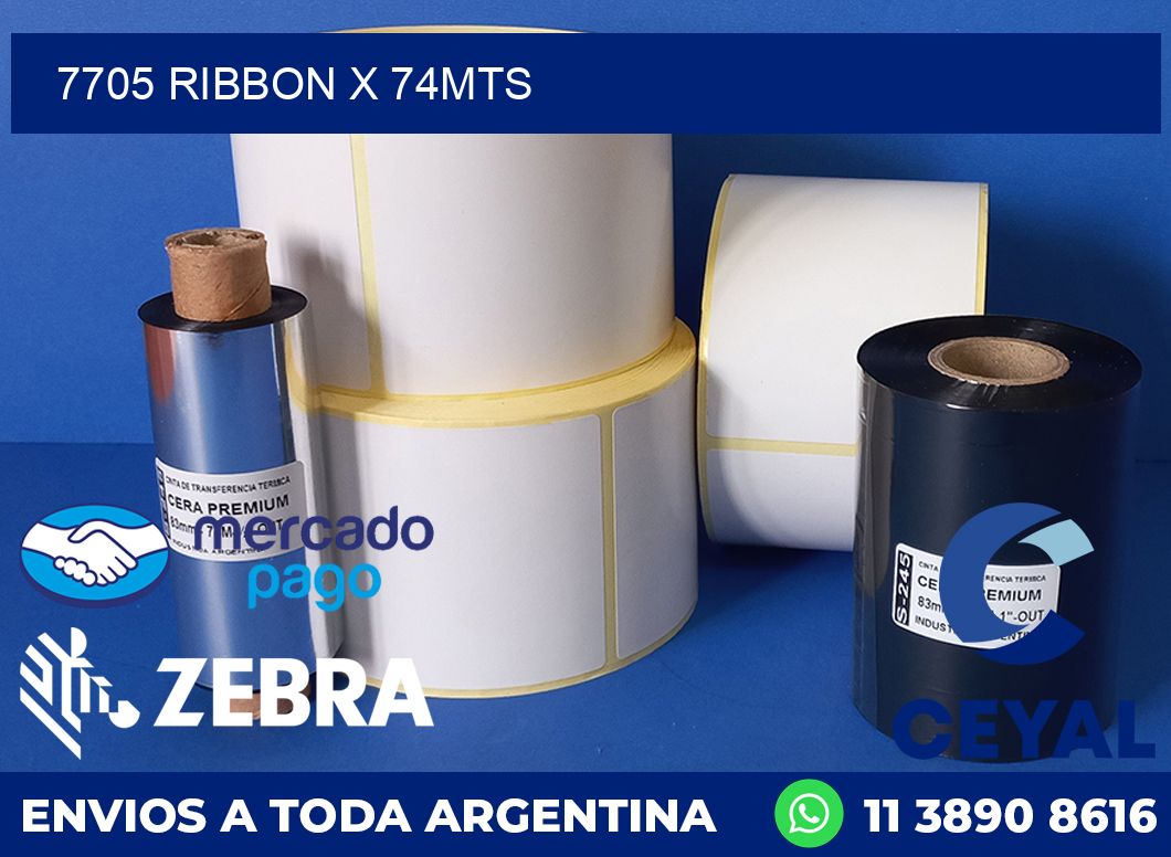 7705 ribbon x 74mts