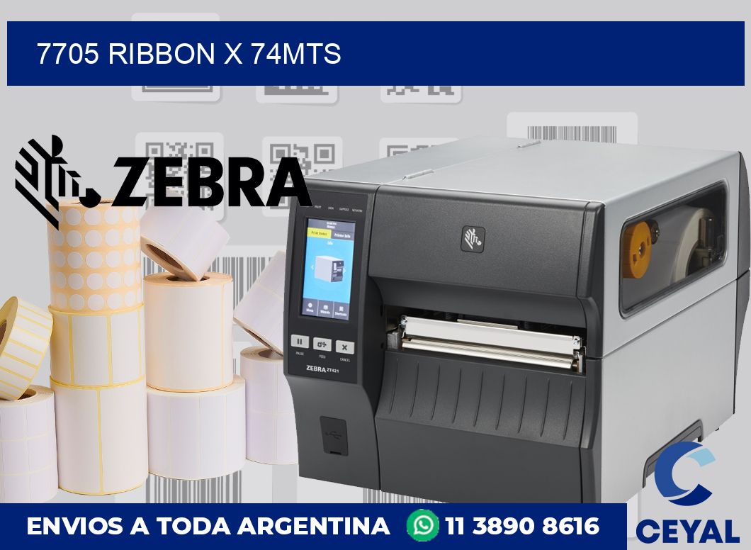 7705 ribbon x 74mts
