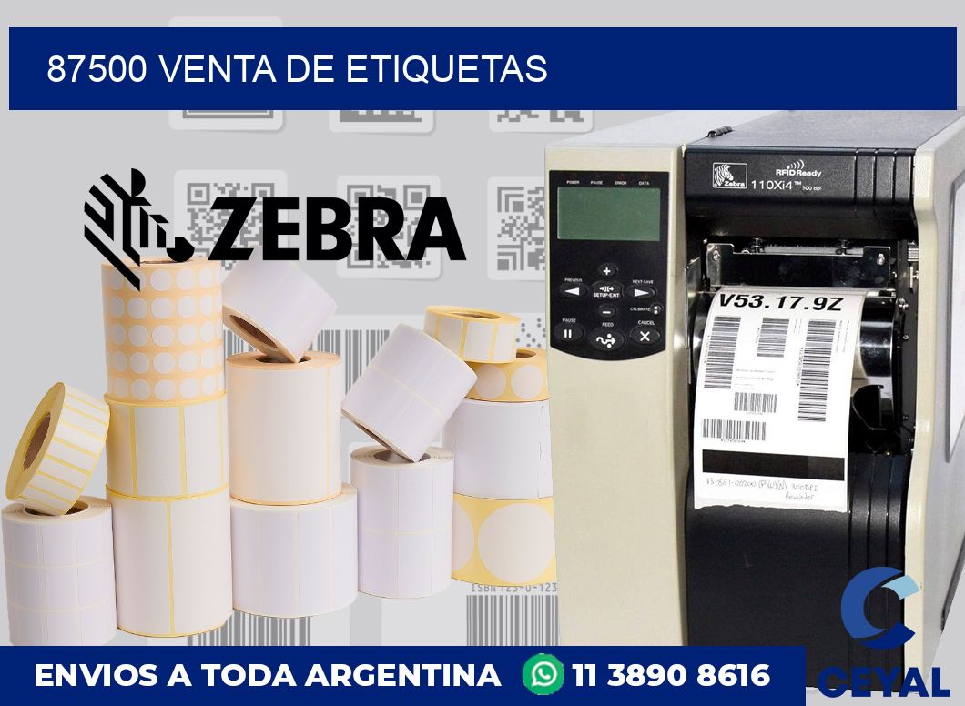 87500 venta de etiquetas
