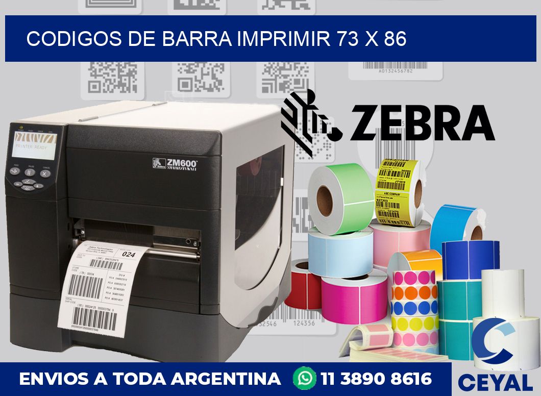 Codigos de barra imprimir 73 x 86