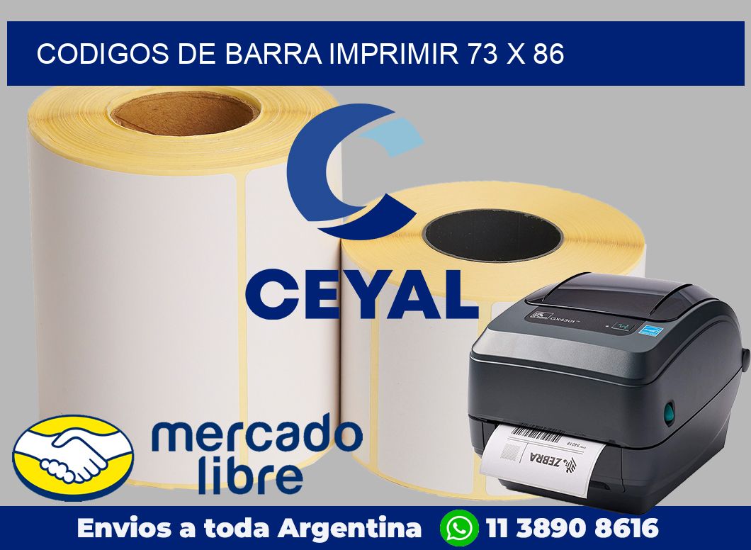 Codigos de barra imprimir 73 x 86