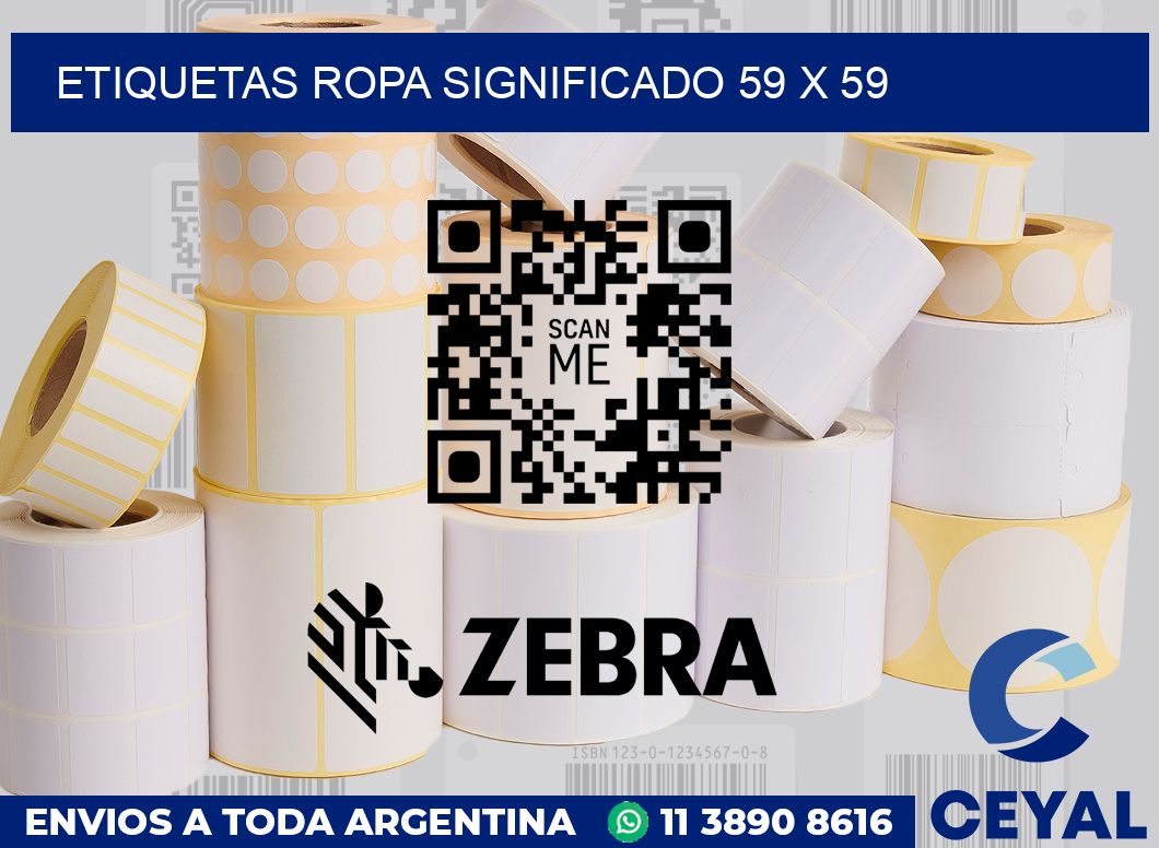 Etiquetas ropa significado 59 x 59