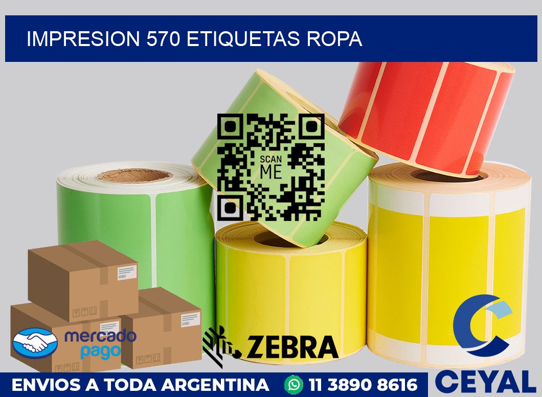 impresion 570 etiquetas ropa