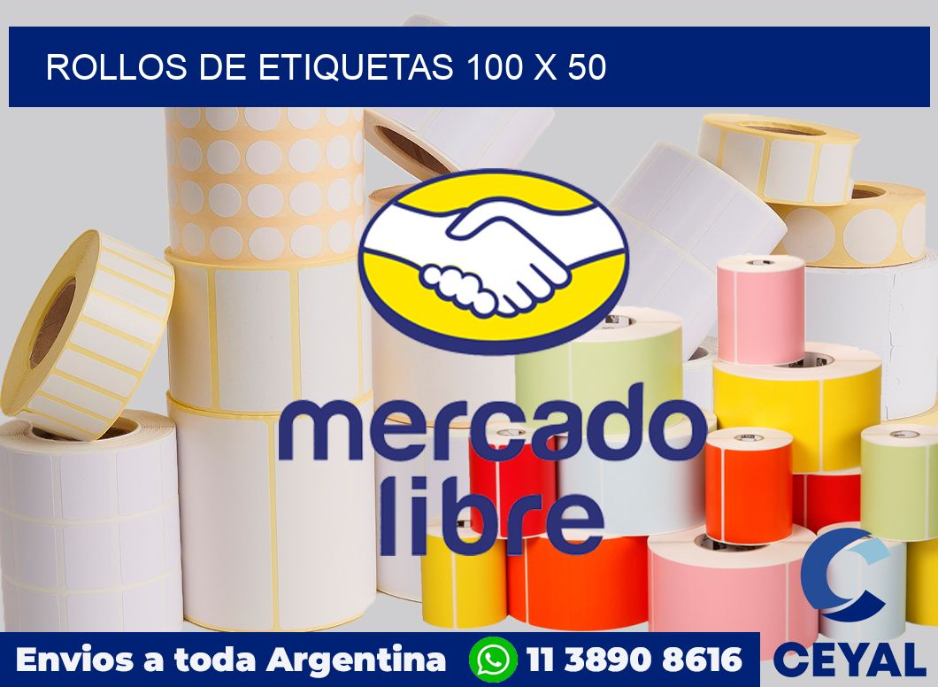rollos de etiquetas 100 x 50