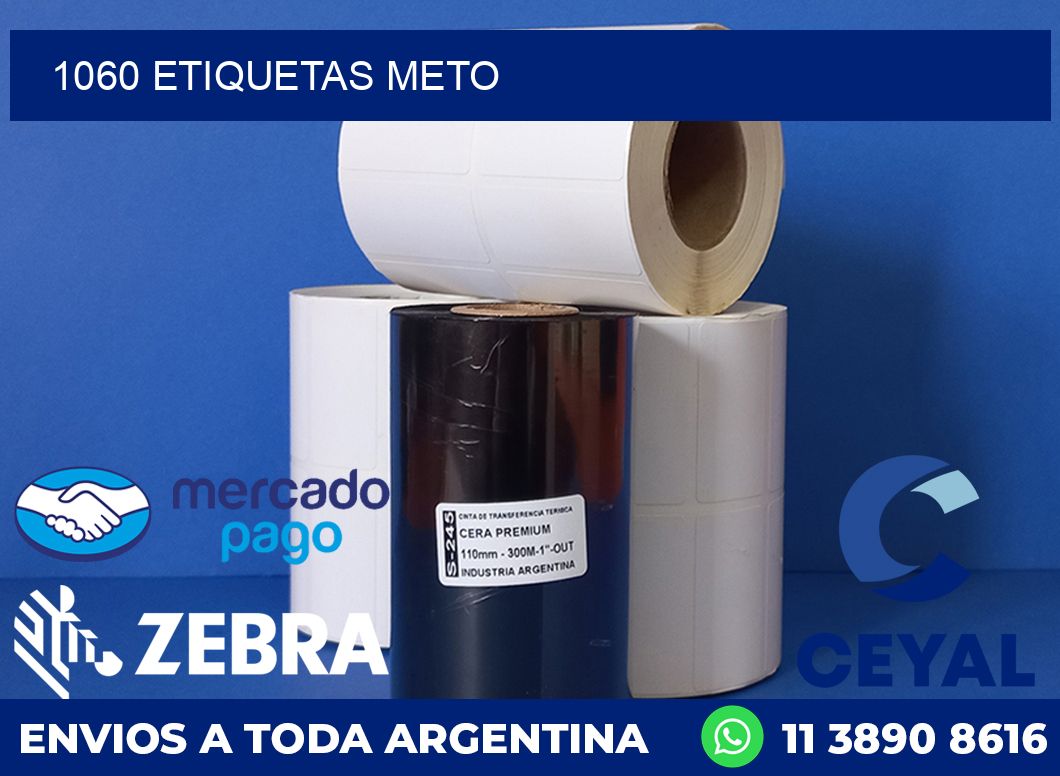 1060 ETIQUETAS METO