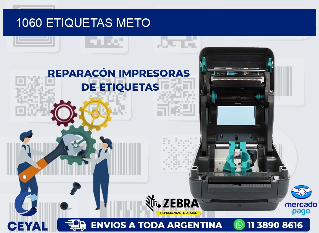 1060 ETIQUETAS METO
