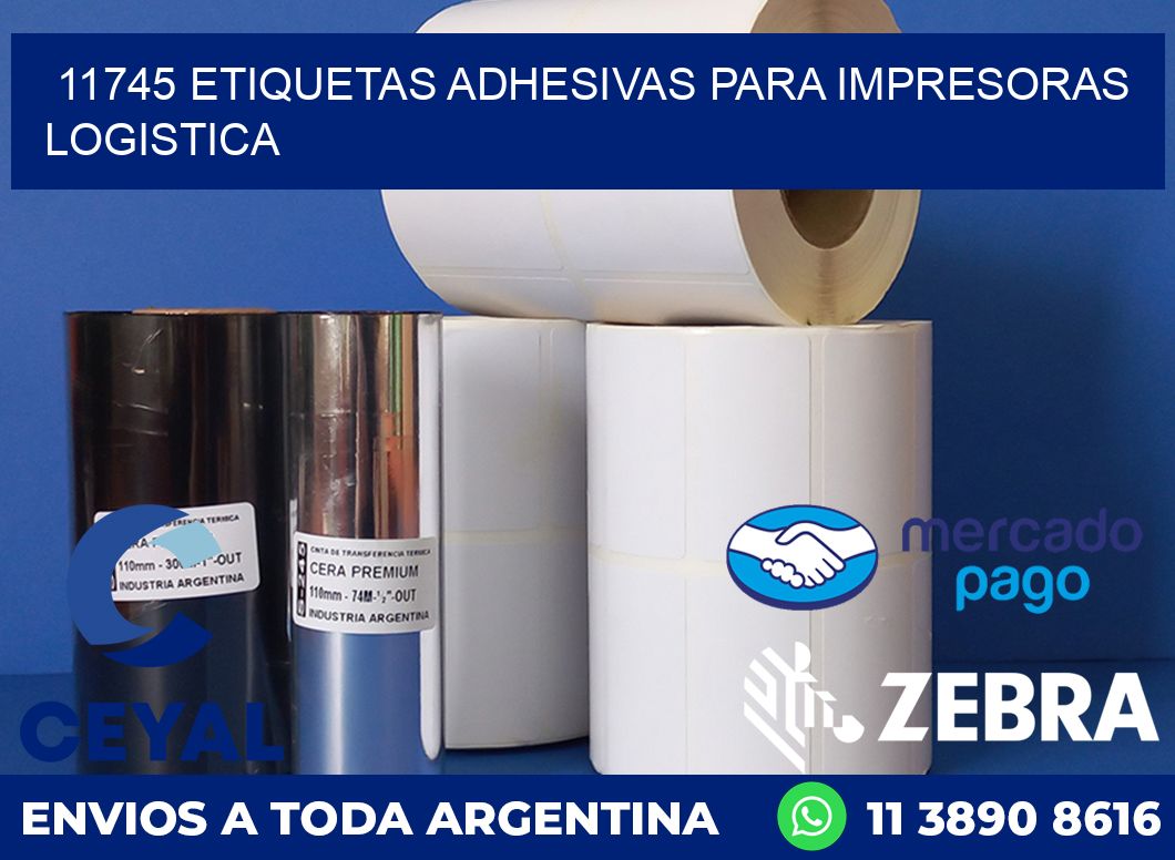 11745 ETIQUETAS ADHESIVAS PARA IMPRESORAS LOGISTICA