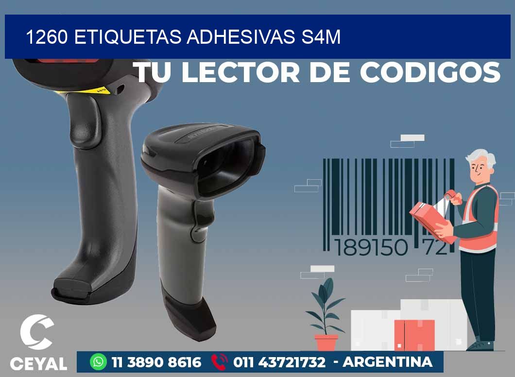 1260 ETIQUETAS ADHESIVAS S4M