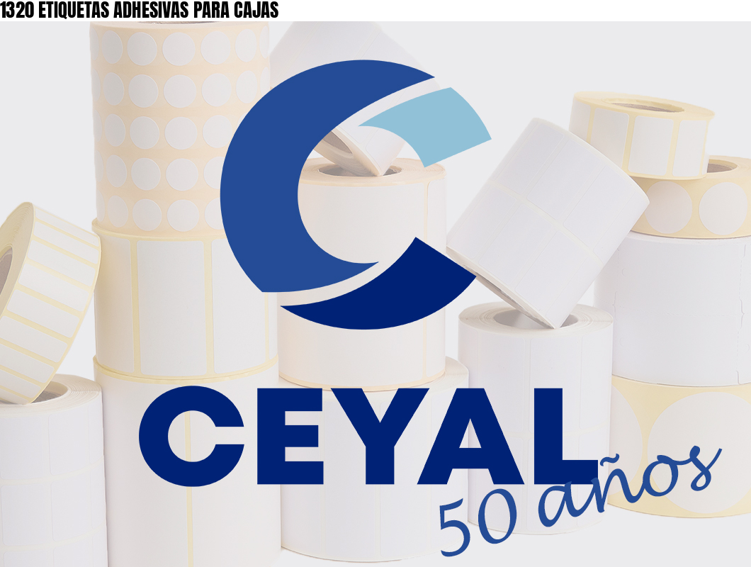1320 ETIQUETAS ADHESIVAS PARA CAJAS