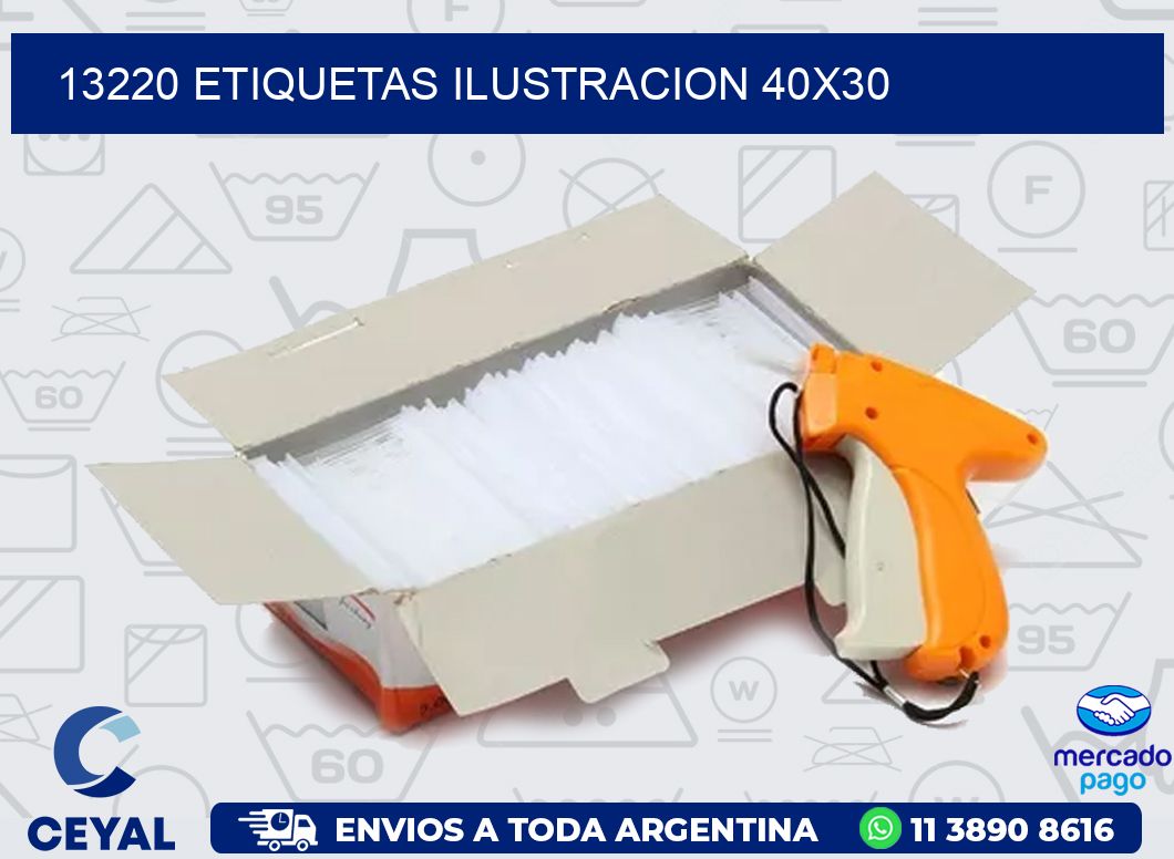 13220 ETIQUETAS ILUSTRACION 40X30