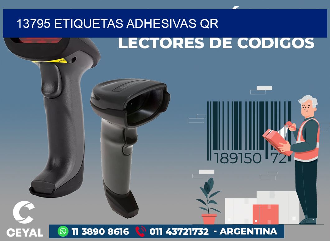 13795 ETIQUETAS ADHESIVAS QR