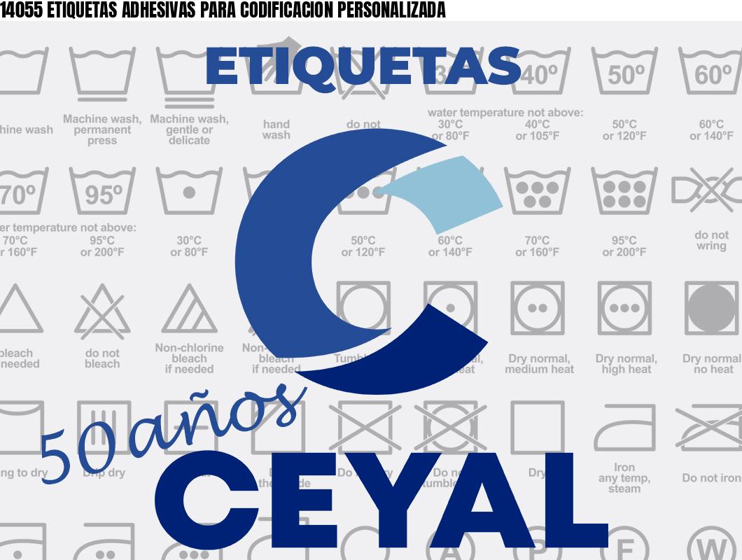 14055 ETIQUETAS ADHESIVAS PARA CODIFICACION PERSONALIZADA