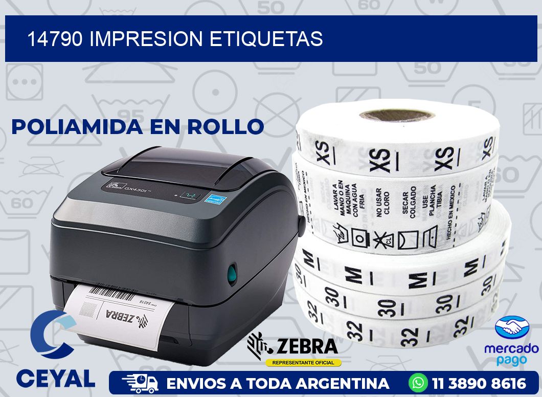 14790 IMPRESION ETIQUETAS