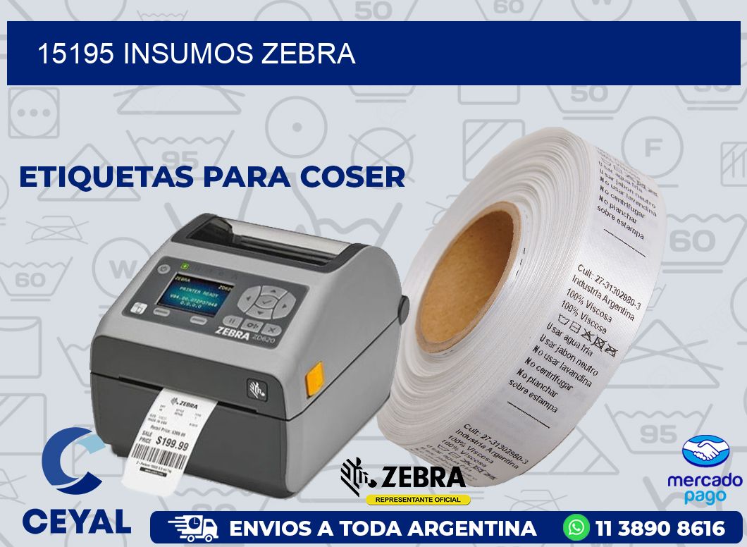 15195 INSUMOS ZEBRA