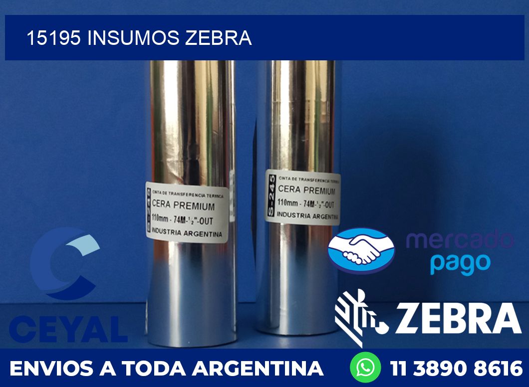 15195 INSUMOS ZEBRA