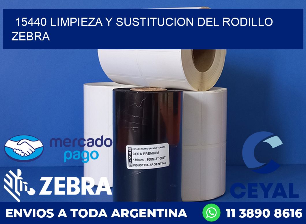 15440 LIMPIEZA Y SUSTITUCION DEL RODILLO ZEBRA